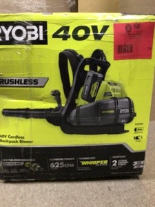 lot 29 image: Ryobi 4o V BackPack Blower - Customer Return - Review all pictures