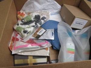 Box of Assorted New Small Overstock...