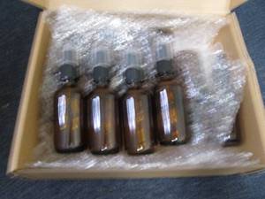 10 Amber Glass Spritz Bottles...