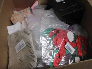 Box of Assorted New Small Overstock...