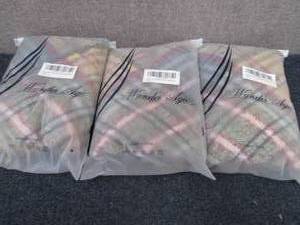 3 Ladies Soft Plaid Triangular Shaw...