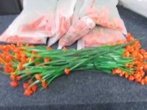 7 pks Faux Flowers...