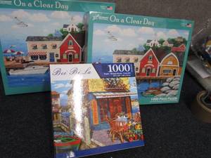 3- 1000 pc Puzzles...