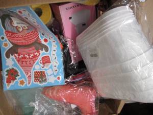 Box of Assorted New Small Overstock...