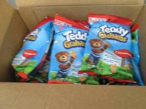 Case of 12- 3 oz Teddy Grahams...