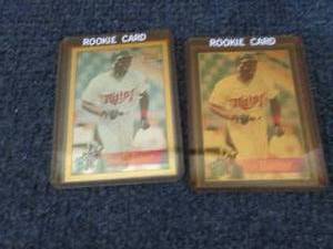 2 Tori Hunter Rookie Cards...
