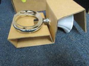 5 Chrome & PorcelainTumblerToothbr...