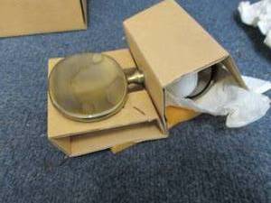 5 Brass & Porcelain Wallmount Soap ...