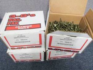 4- 5lb Boxes 1 78 inch Framing Nai...