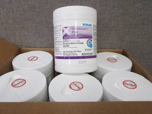 Case of 12-220 ct Canisters Ecolab ...