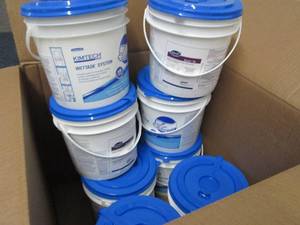 Box of 8 Bucket Canisters KimTech W...
