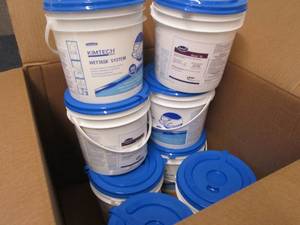 Box of 8 Bucket Canisters KimTech W...