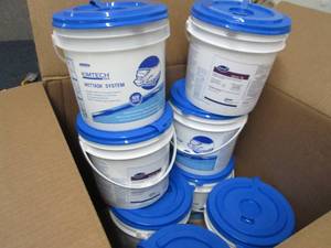Box of 8 Bucket Canisters KimTech W...