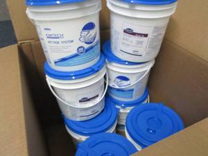 Box of 8 Bucket Canisters KimTech W...