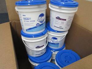 Box of 8 Bucket Canisters KimTech W...