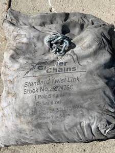 GLACIER TIRE CHAIN ONE PAIR SIZE AS SHOWN