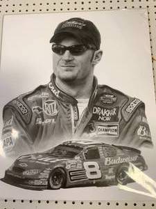 DALE EARNHARDT JUNIOR ARTWORK 20 X 24