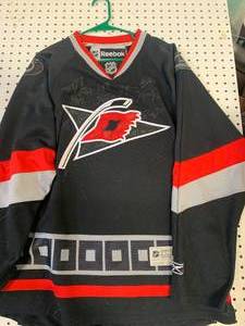 CAROLINA HURRICANES TEAM SIGNED JERSEY WITH COA XL