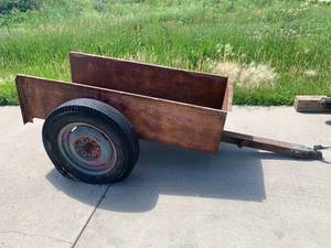 HEAVY STEEL TRAILER CART 29 X 61
