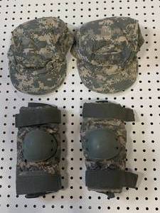 MILITARY DIGITAL CAMO KNEEPADS & PATROL HATS