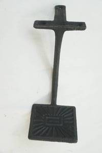 antique cast iron buggy step