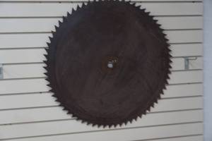 vintage buzz saw blade