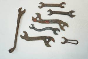 vintage implement wrenches