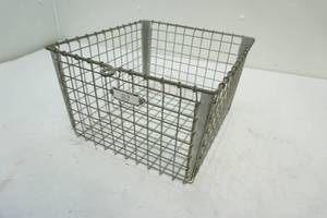 vintage locker basket