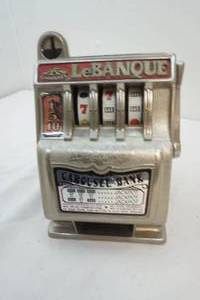 vintage Lebasque carousel slot bank