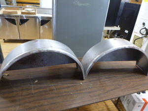 lot 18 image: Pair of Metal Trailer Fenders