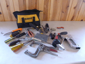 lot 38 image: DeWalt Tool Bag with Tools