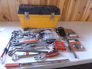 lot 41 image: Toolbox with Tools