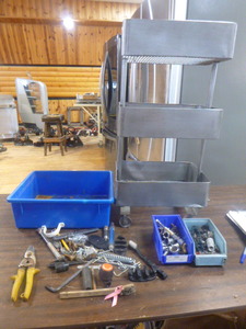 lot 66 image: Tool Caddy with Miscellaneous Tools