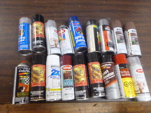 lot 69 image: Miscellaneous Spray Paint