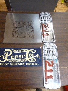 lot 113 image: Metal Advertising Signs