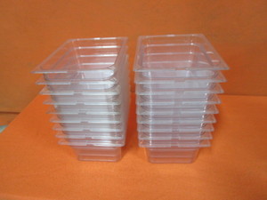lot 83 image: (18) Plastic Food Bins 9x12x6