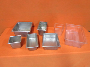 lot 96 image: Misc. SS & Plastic Food Bins