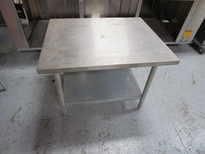 lot 50 image: SS Table 30x36x28
