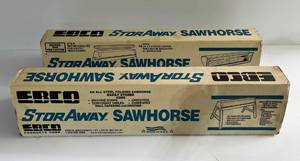 Two Storaway Sawhorse NIB G