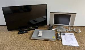 Group Including 32 Sony TV With Remote, 13 Super Scan Tv With Remote & Phillips DVD Player With Remote G