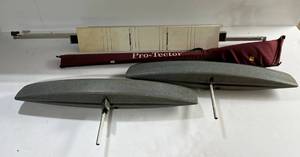 Group Including Canoe Floats, Side Mount For Trolling Motor & Pro- Tector Rod Holder G