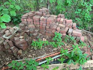 Large Pile Of Red Brick O