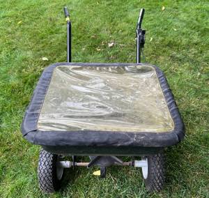 Lawn Spreader With Hopper Cover s