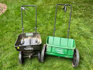 Two Scotts Brand Lawn Spreaders s