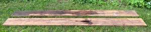 Two 2 x 10 By 10FT Boards One With Cut Marks o