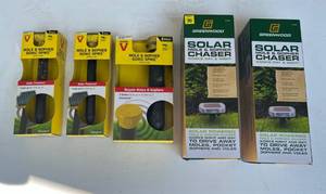 Group Of Solar Mole & Gopher Sonic Spikes 3 Used And Two NIB g