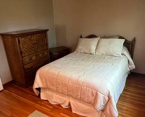 Williams Corp Bedroom Set Including Full Size Bed, Side Table And Dresser Includes All linens And Pillows ub
