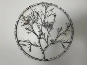 Ornate Circular Metal Wall Deco 19 12 uk