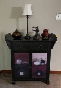 Small Oriental Style Table With Deco 30 12 x 13 34D x 34T (All In Photos Included) ul