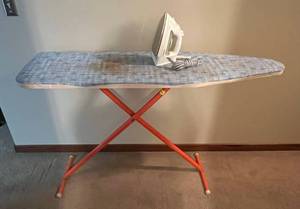 Folding Ironing Board And Iron